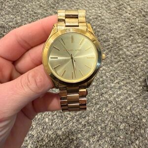 Gold Michael Kors watch
